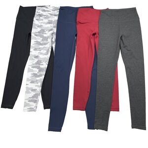 Leggings Lot 5 Women's XS Mix Brands Yoga Pants Sportswear Running Training Bulk